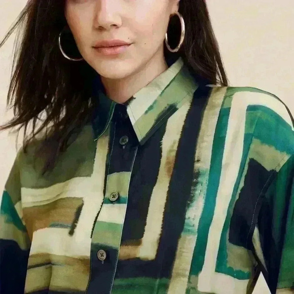 Banana Republic SATIN MINI SHIRTDRESS - Picture 3 of 4